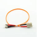 St-Sc Multimode Duplex Fiber Optic Patch Cord with Clips